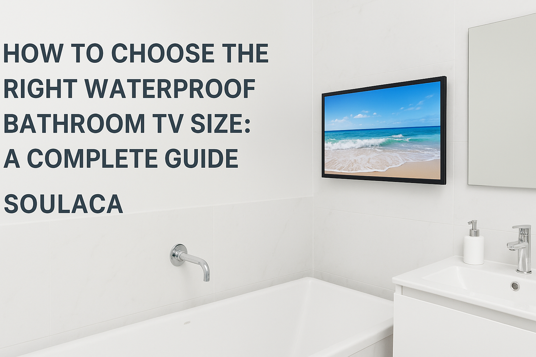 How to Choose the Right Waterproof Bathroom TV Size: A Complete Guide (Soulaca)