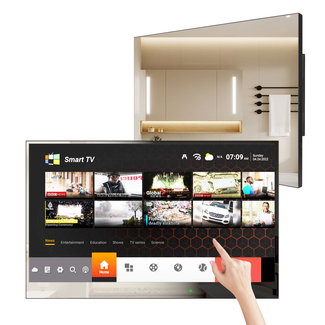 Elevate Your Bathroom Experience with Soulaca Bathroom TVs