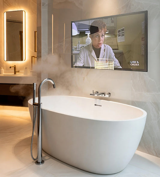 How to Choose Bathroom TV Placement