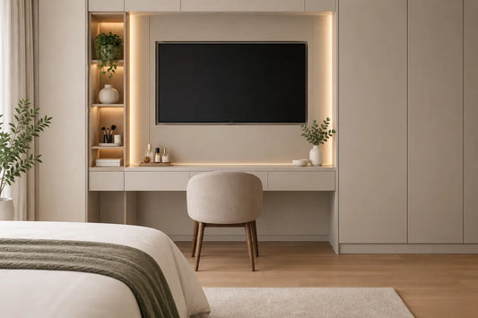 How to Design a Vanity TV That Looks Built In