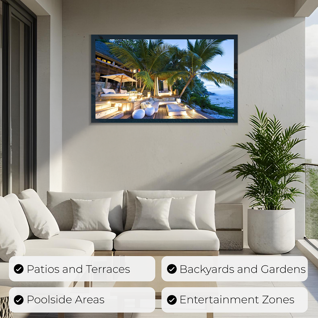 8 Weatherproof TV Enclosure Ideas for Patios