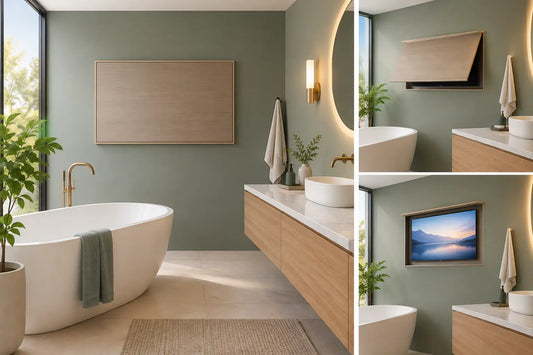 How to Hide Bathroom Television Without Losing Style