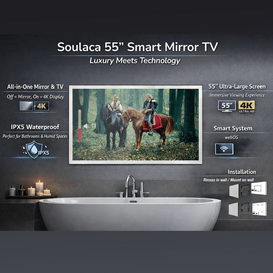 Soulaca webOS Mirror TV for Modern Luxury Spaces