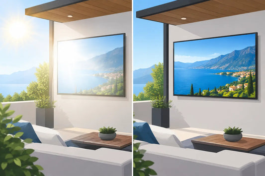 Outdoor TV Glare Reduction for Clearer Viewing