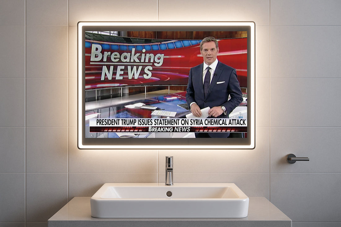 Transform Your Space with the Soulaca 43-Inch Mirror TV with LED Light