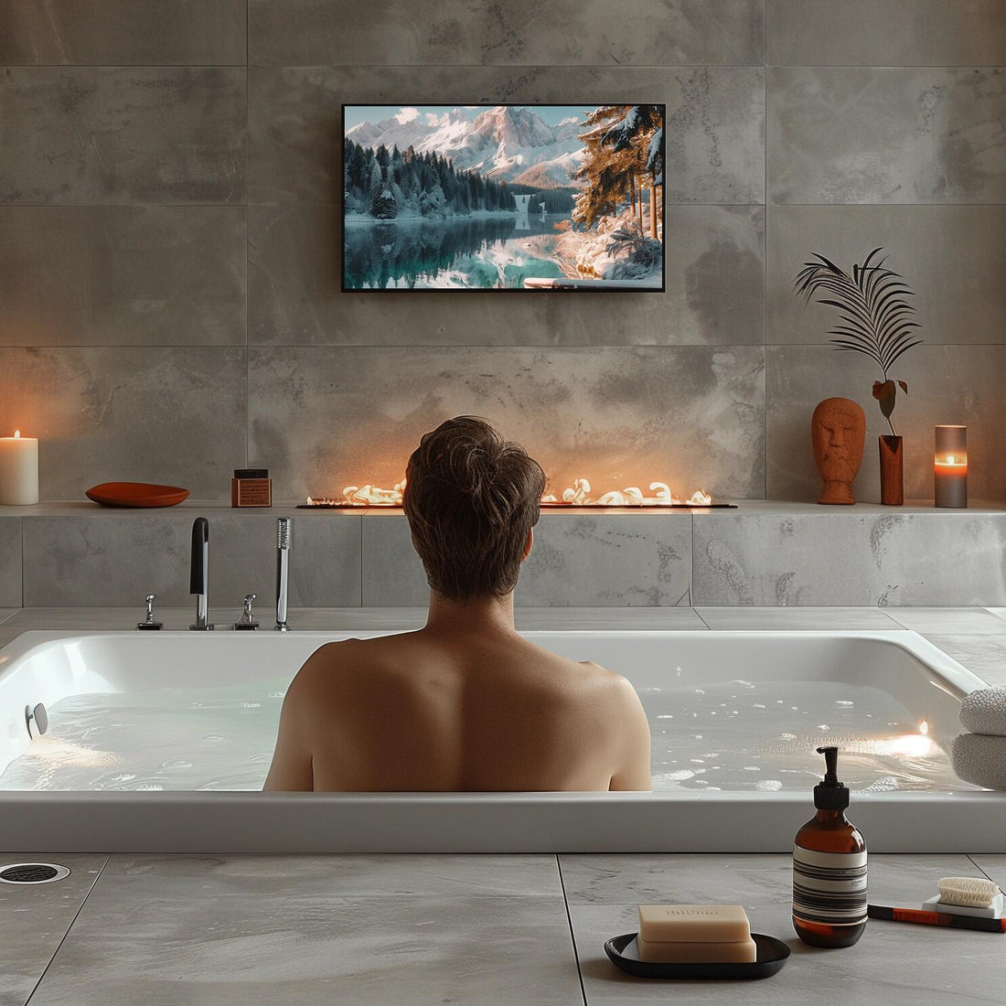 Luxury Redefined: How Soulaca Waterproof Mirror TVs Transform Your Bathroom, RV, and Yacht Living