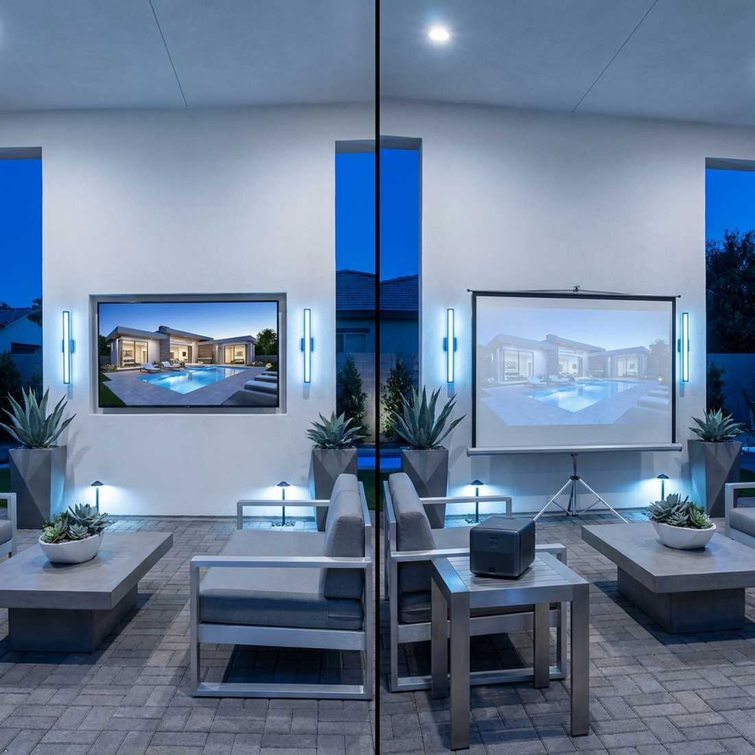 Outdoor TV vs Projector: Which Wins Outside?