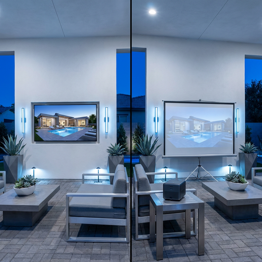 Outdoor TV vs Projector: Which Wins Outside?