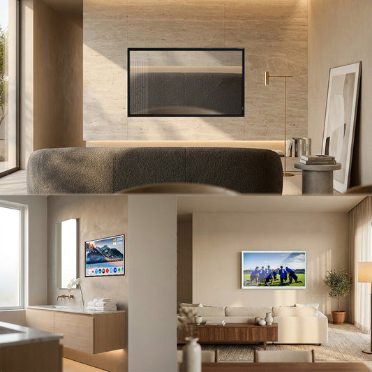 How to Hide TV Wiring Without Compromising Design-Soulaca Mirror TV New Design