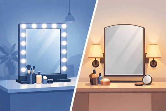LED Versus Non LED Vanity Mirrors Compared