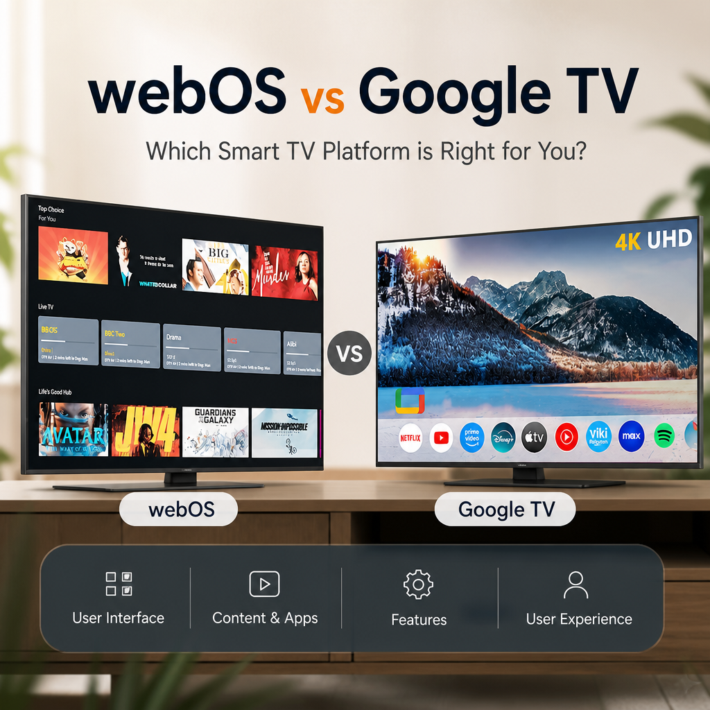 webOS vs Google TV for a Bathroom TV: Which System Fits Better?