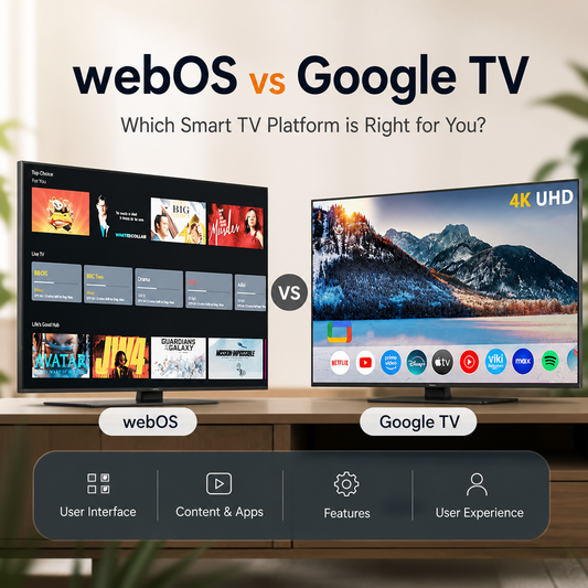webOS vs Google TV for a Bathroom TV: Which System Fits Better?