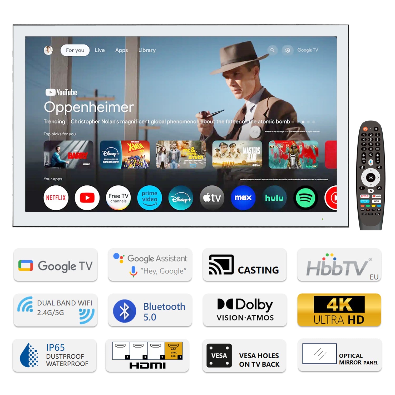 4K Google TV Mirror