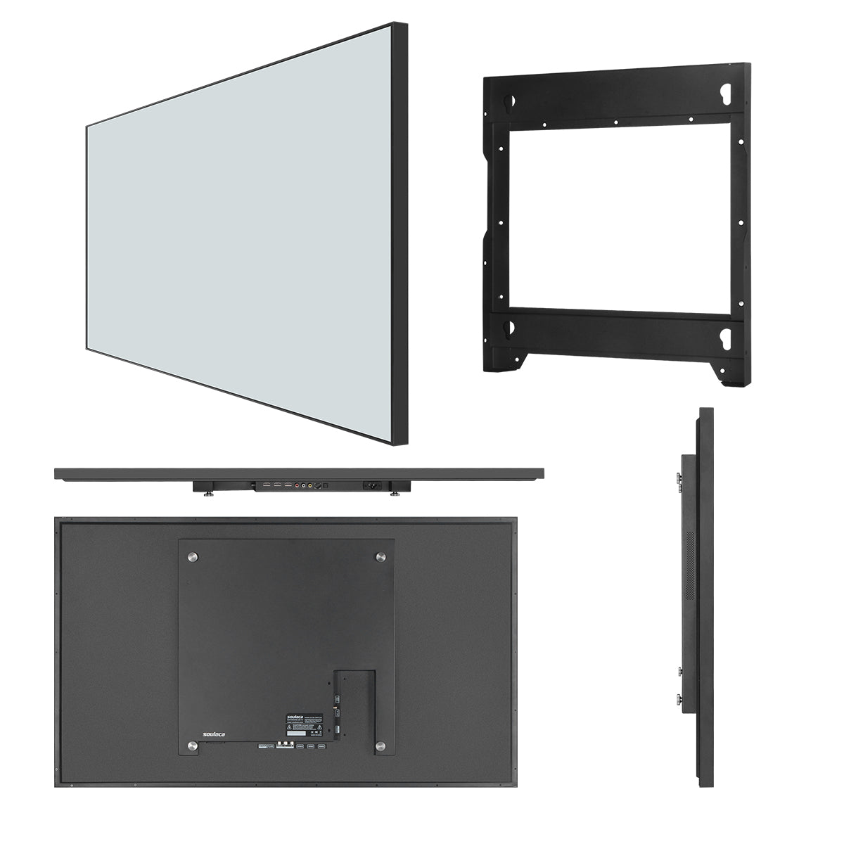 Soulaca 43 inches 4K Large Screen Smart Mirror Google TV Waterproof for Bathroom SPA Indoor Advertising