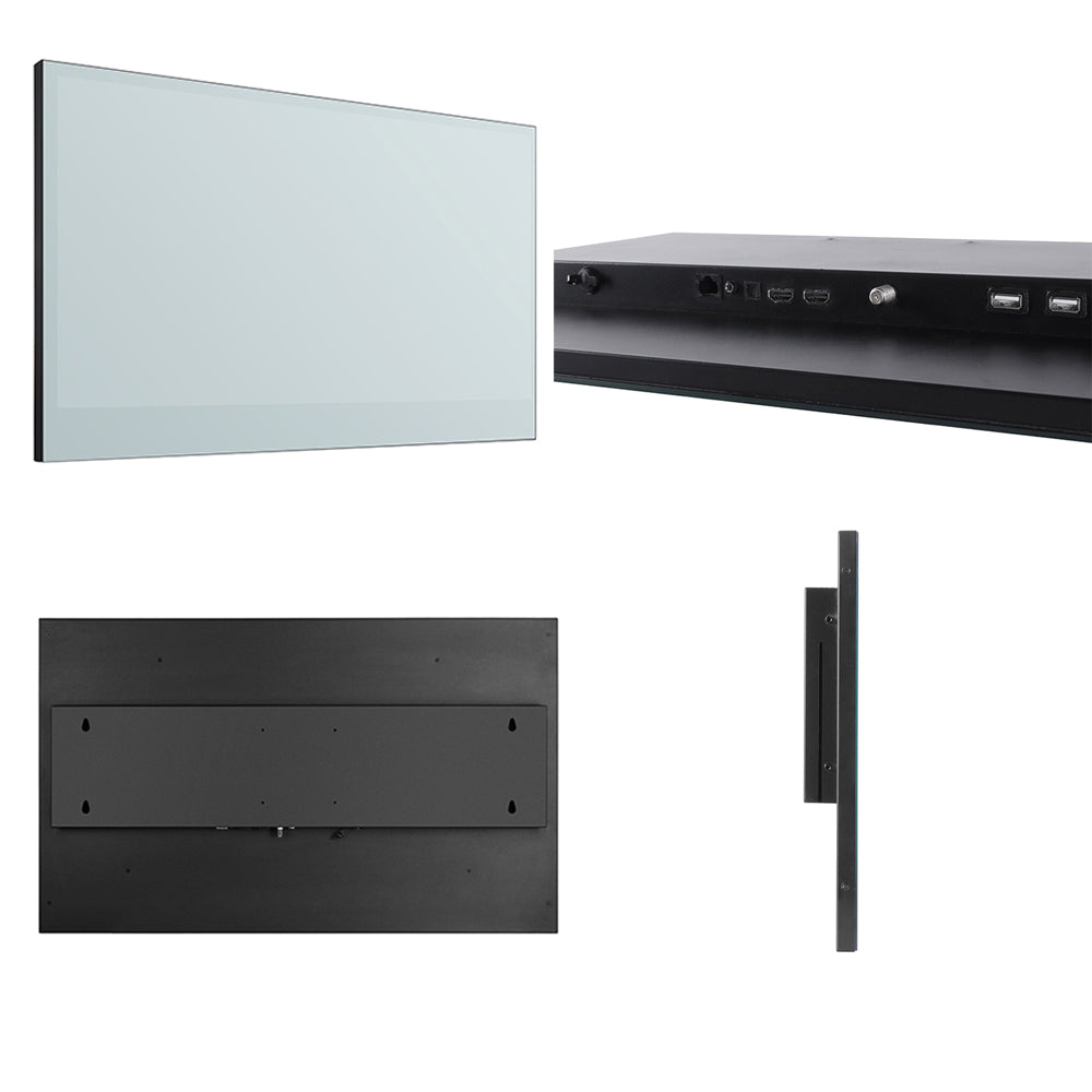 Soulaca 32 inches Smart Magic Mirror TV for Bathroom Hotel LED Television Waterproof Advertising-Soulaca