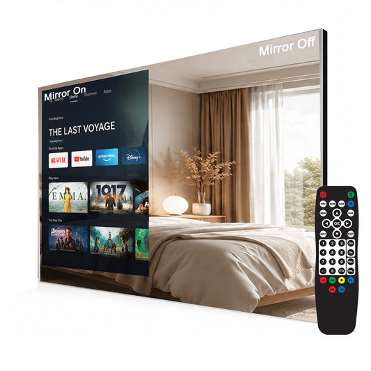 Soulaca 32" Android Smart Mirror TV | Waterproof Hotel Display