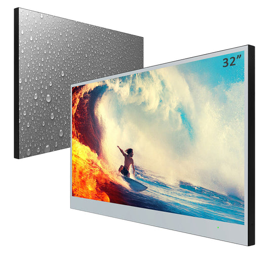 Soulaca 32 inches Smart Magic Mirror TV for Bathroom Hotel LED Television Waterproof Advertising-Soulaca