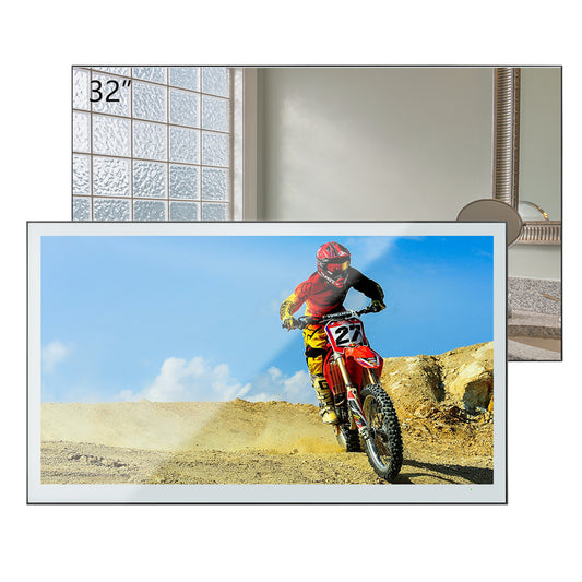 Soulaca 32 inch Google Mirror LED 4K TV for Bathroom Smart Waterproof Television Shower-Soulaca