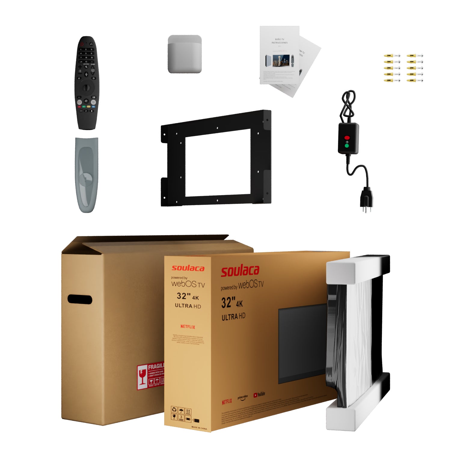 Soulaca 32-inch webOS Smart Mirror TV | Voice Control | DTV | Ultra HD 4K | Smart, Stylish, and Functional-Soulaca