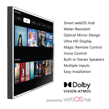 Soulaca 32-inch webOS Smart Mirror TV | Voice Control | DTV | Ultra HD 4K | Smart, Stylish, and Functional-Soulaca