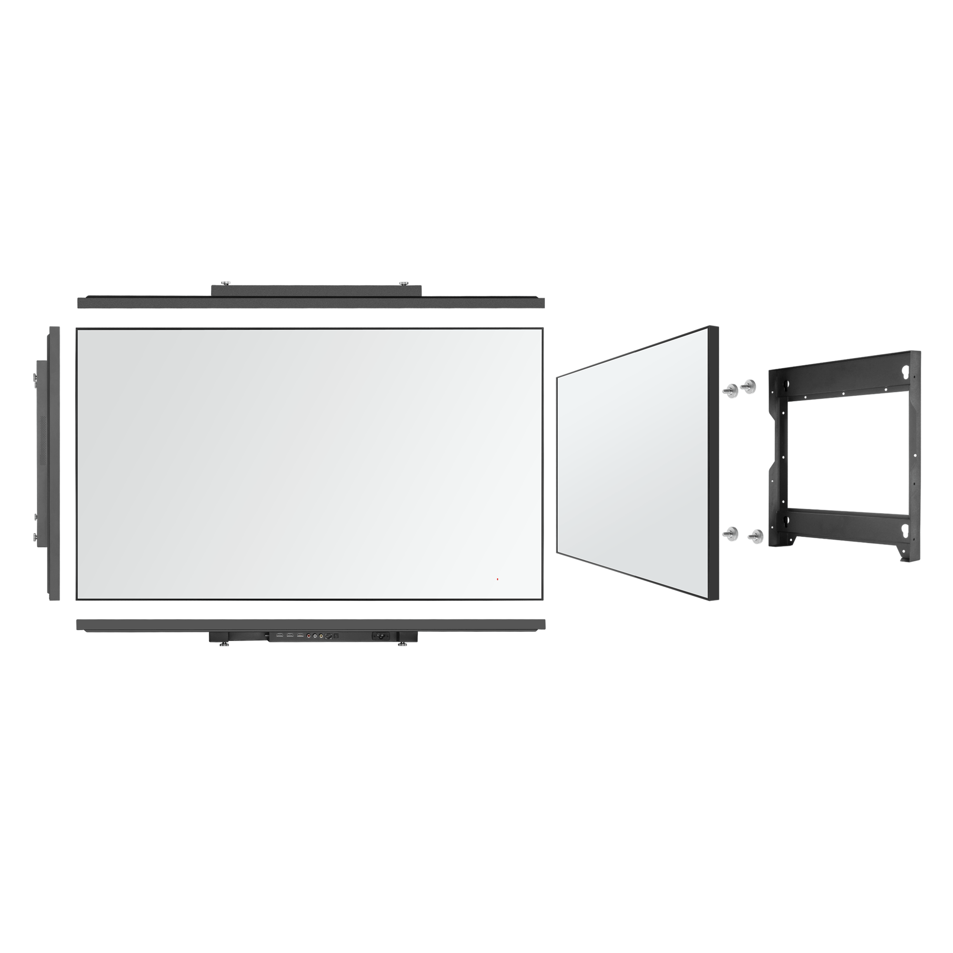 Soulaca 43″ 4K Smart Mirror TV – Google TV & Voice Control • Waterproof IP65 • Bathroom/Spa/Indoor Display-Soulaca