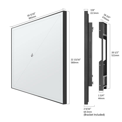 Soulaca 43″ 4K Ultra HD Smart Mirror TV – webOS, Waterproof, Voice Control Magic Remote-Soulaca