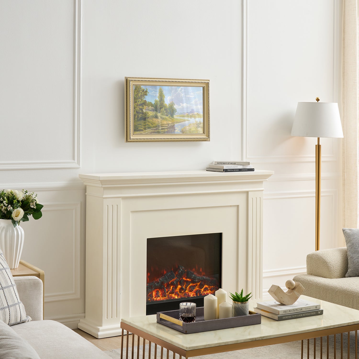 Soulaca 27″ Waterproof Smart Mirror TV – webOS & Voice Control, Built-in Tunner, FHD-Soulaca