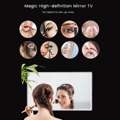 Soulaca 43 inch webOS Mirror TV with LED Light 4K UHD Built-in Apps for Spa Makeup Station