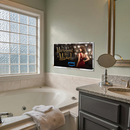 Soulaca 32 inch Google Mirror LED 4K TV for Bathroom Smart Waterproof Television Shower-Soulaca
