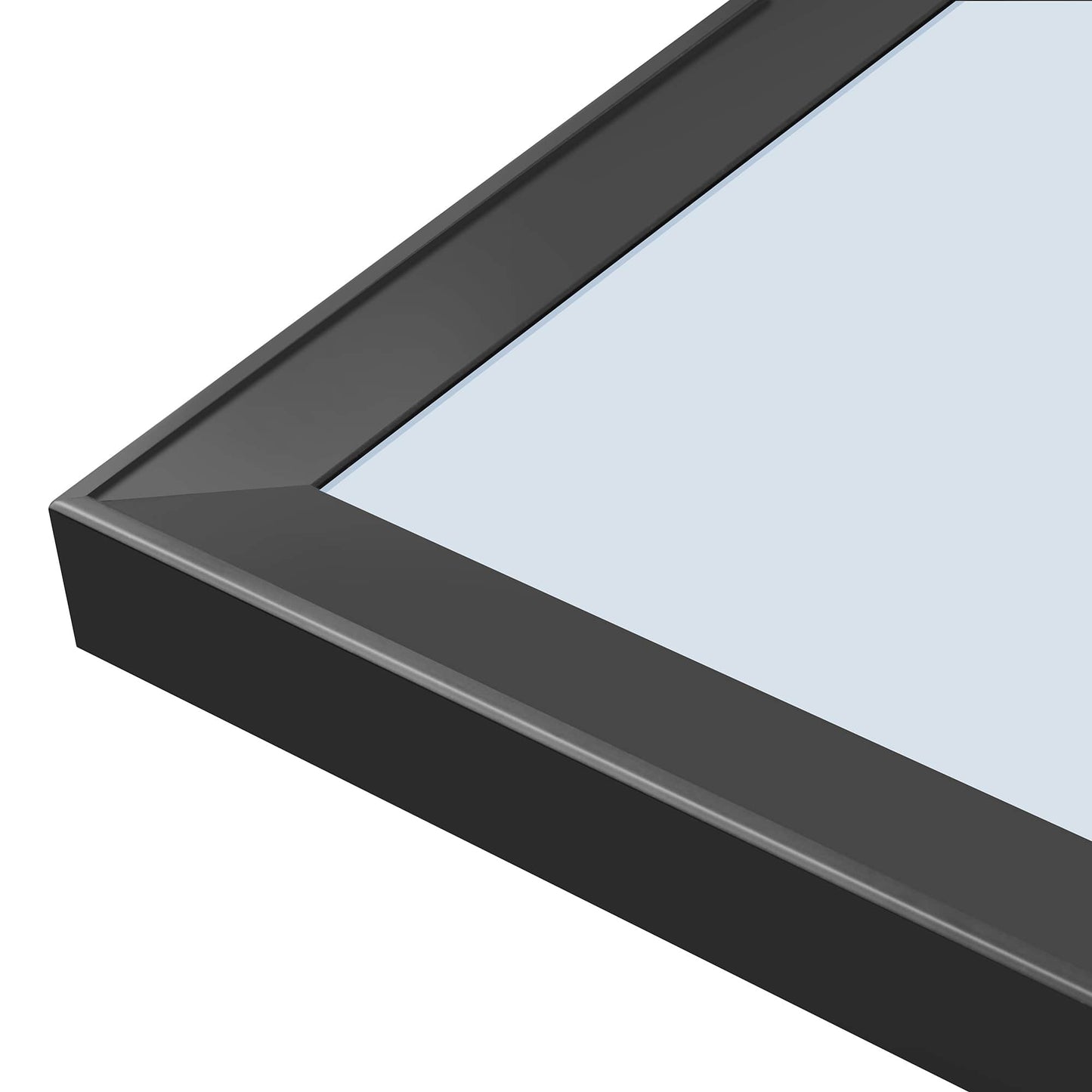 Soulaca 43-inch 4K Art Frame Mirror TV with Google TV – Obsidian Black Frame for Luxury Fireplace, Bathroom, Hotel, and Smart Gallery Decoration | Waterproof