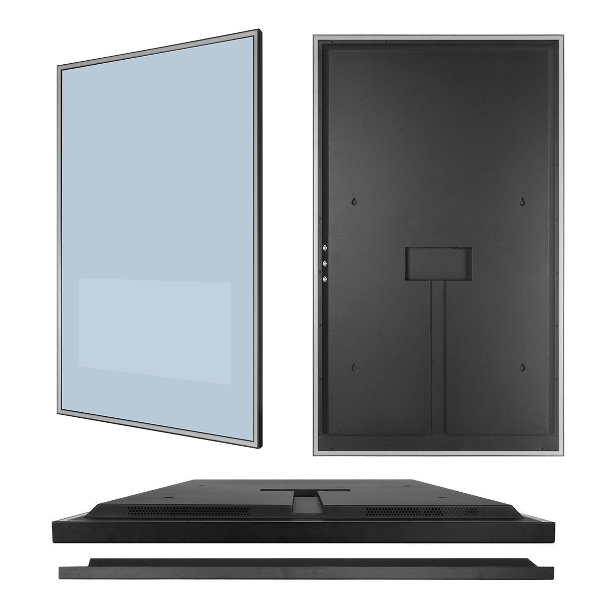 Soulaca 22" Smart Mirror Display with webOS – LED Lighted Salon Mirror Screen for Barber Shops & Vanity Spaces (Voice Control, Full HD Monitor)-Soulaca