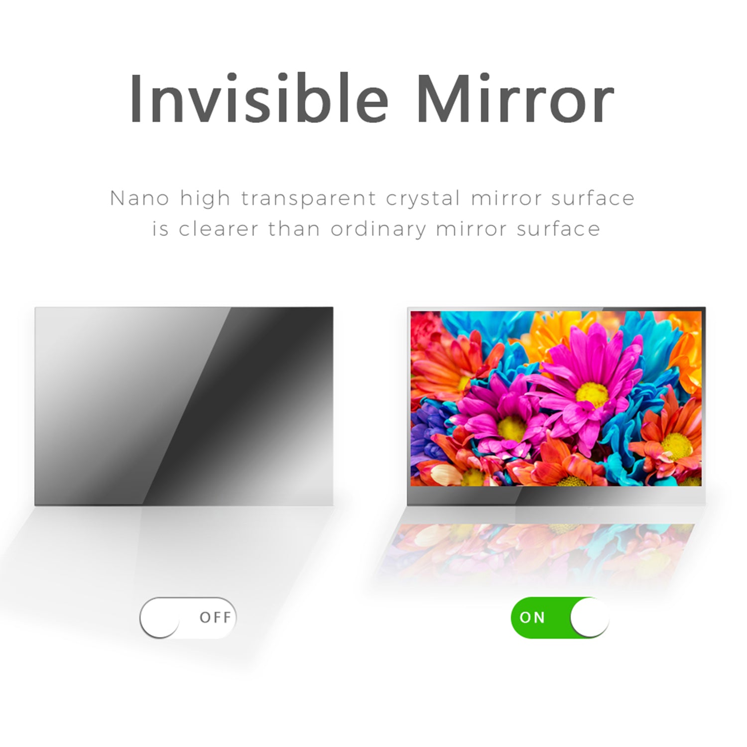 Soulaca 43 inches 4K Large Screen Smart Mirror Google TV Waterproof for Bathroom SPA Indoor Advertising-Soulaca