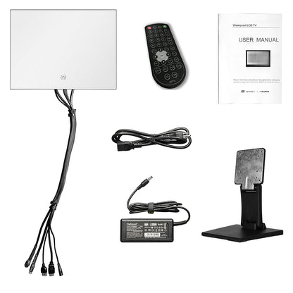 Soulaca 10.6 inch Magic Mini Mirror Waterproof LED Small TV Bathroom Shower Room DTV Tuner
