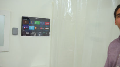 Soulaca 22 inch Touchscreen Bathroom Mirror Smart TV Waterproof with WiFi for SPA Shower Hotel
